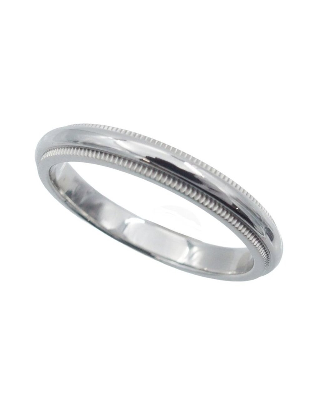 Tiffany & Co Milgrain Platinum Ring